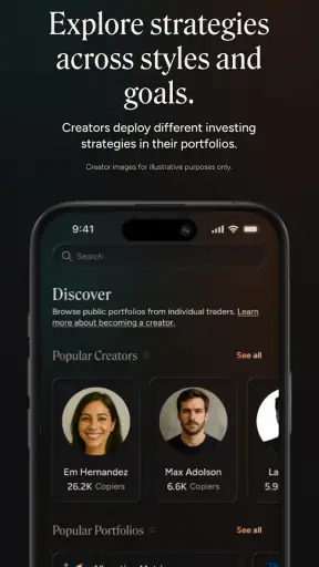 dub: Copy Real Investors screenshot