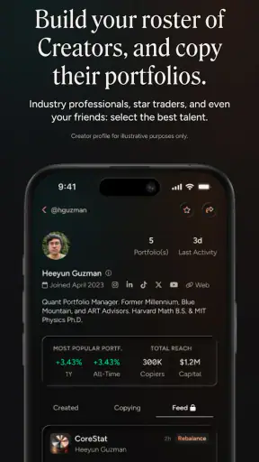 dub: Copy Real Investors screenshot