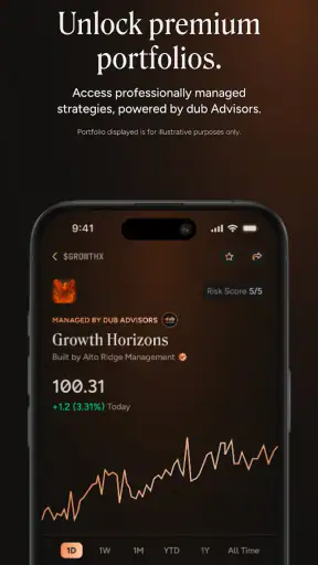 dub: Copy Real Investors screenshot