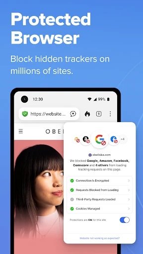 DuckDuckGo Browser, Search, AI screenshot