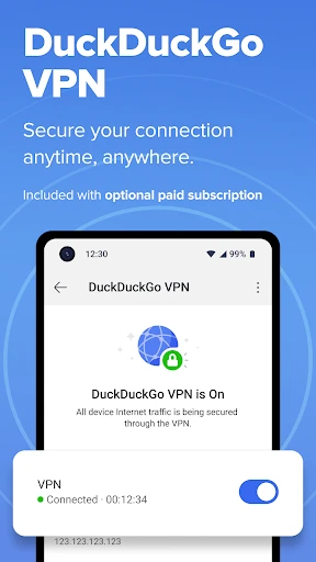 DuckDuckGo Browser, Search, AI screenshot