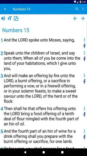 Easy to read KJV Bible screenshot
