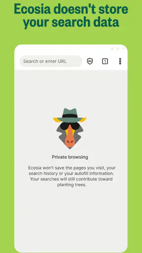 Ecosia: Search to plant trees screenshot
