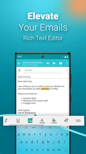Email Aqua Mail - Fast, Secure screenshot
