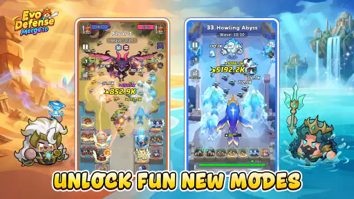 Evo Defense: Merge TD screenshot
