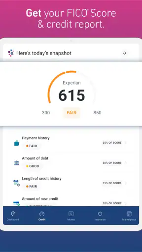 Experian® screenshot
