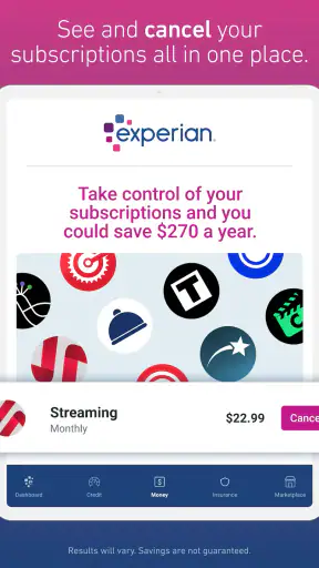 Experian® screenshot