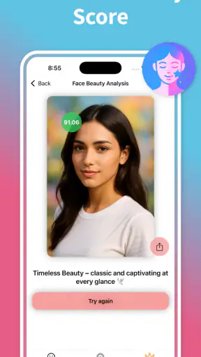 Face Shape: Beauty Scanner AI screenshot