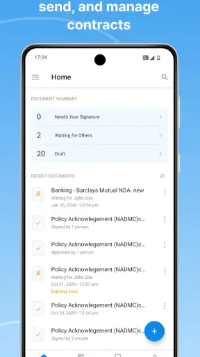 Fill and Sign Docs: Signeasy screenshot
