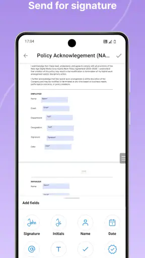 Fill and Sign Docs: Signeasy screenshot