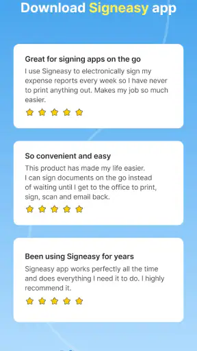 Fill and Sign Docs: Signeasy screenshot