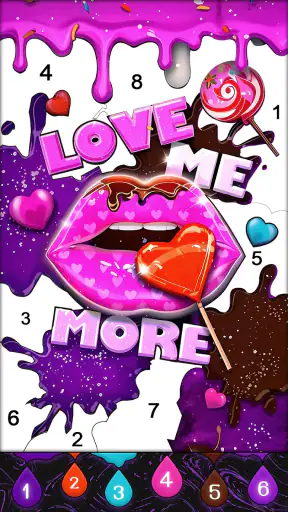 Fluid Art:Color By Number screenshot