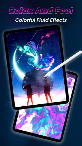 Fluid Magic: 3D Live Wallpaper screenshot