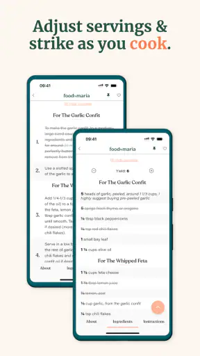 foodbymaria Delicious Recipes screenshot