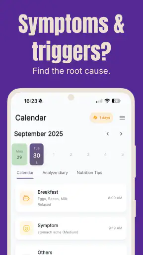 FoodLog: IBS & FODMAP Tracker screenshot