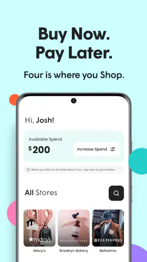 Four | Buy Now, Pay Later screenshot