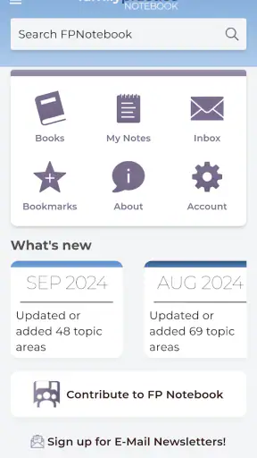 FP Notebook screenshot