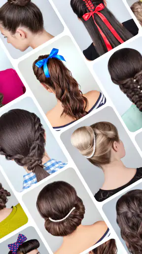 Girls Hairstyle Step By Step screenshot