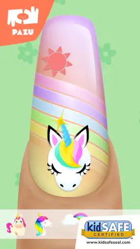 Girls Nail Salon - Kids Games screenshot