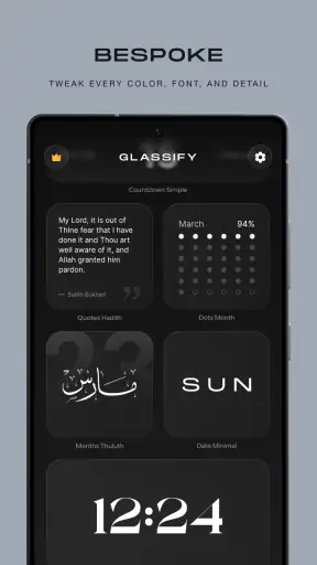 Glassify - Widgets & Themes screenshot