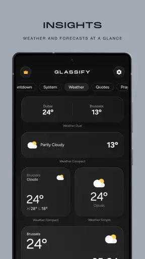 Glassify - Widgets & Themes screenshot