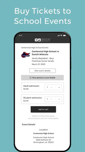 GoFan: Buy Tickets to Events screenshot