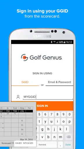 Golf Genius screenshot