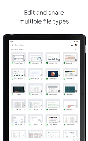 Google Sheets screenshot