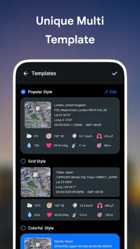 GPS Camera Map screenshot