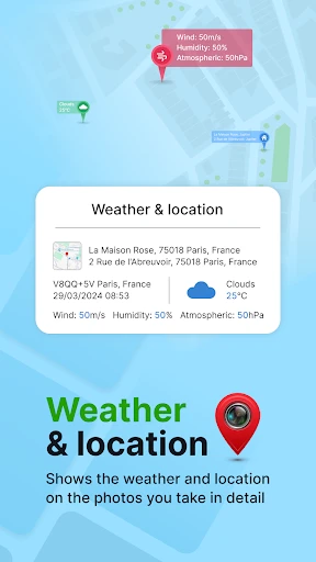 GPS Geotag Photos & Camera Map screenshot