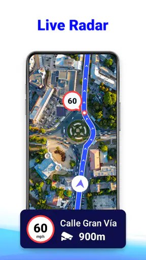 GPS Route Planner: Radar Map screenshot