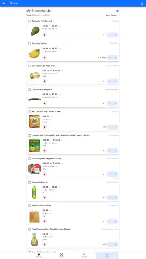 Grocer screenshot