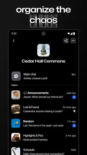 GroupMe screenshot