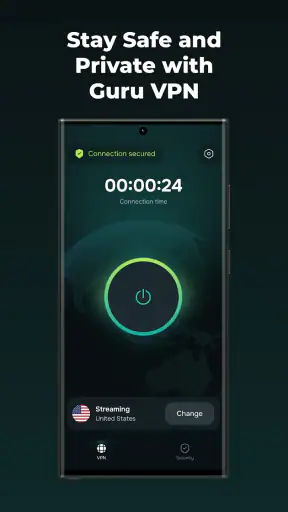 Guru VPN: Secure VPN Access screenshot
