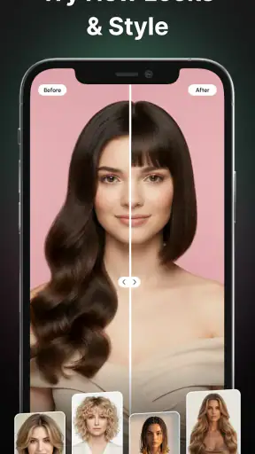 Hair Color Try On – AI Changer screenshot