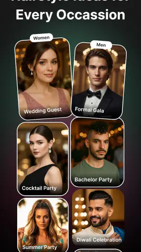 Hair Color Try On – AI Changer screenshot