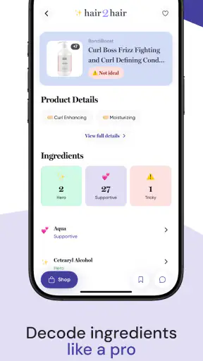 hair2hair - Hair Care Tracker screenshot