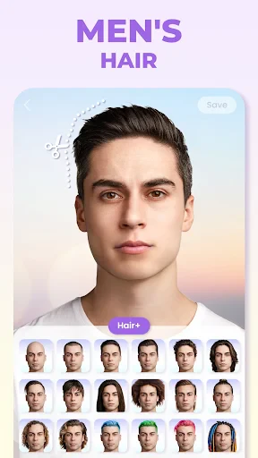 HairApp: Hair Styler App, Bald screenshot
