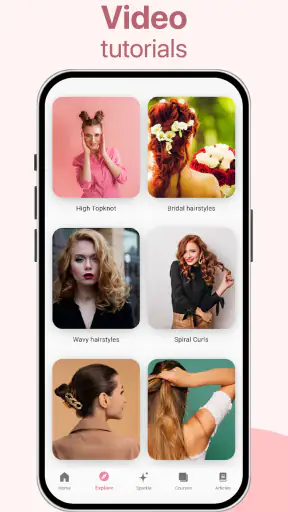 Hairstyles Tutorial Guide screenshot