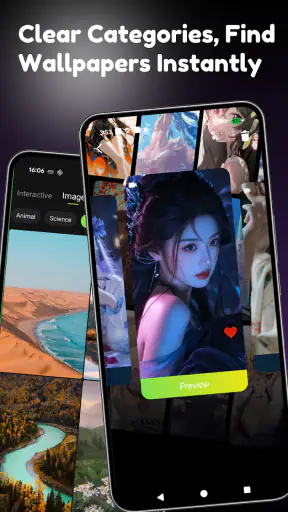 HD Live Wallpaper Launcher screenshot