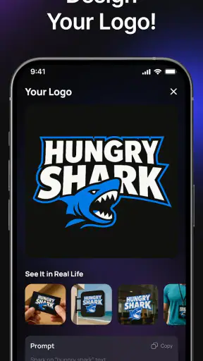 AI Logo Maker, AI Design: Hexa screenshot