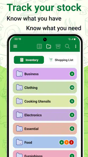 Home Inventory & Food: InvenDo screenshot
