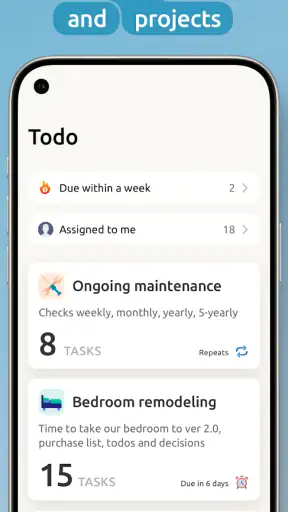 Homer: The Home Management App screenshot