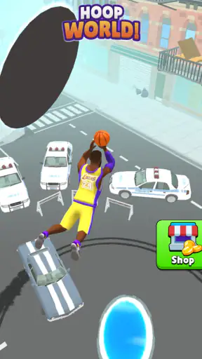 Hoop World: Flip Dunk Game 3D screenshot