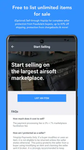 HopUp - Airsoft Marketplace screenshot