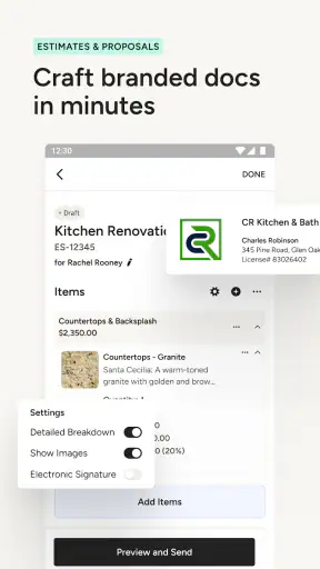 Houzz Pro screenshot