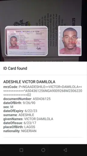 ID Card, Passport, Driver Lice screenshot