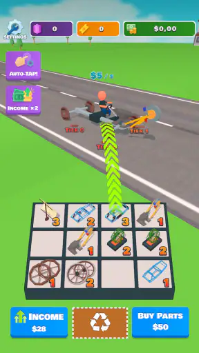 Idle Racer — Tap, Merge & Race screenshot