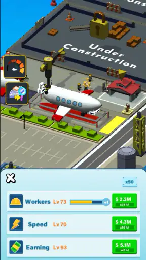 IdleAirplane : Tycoon screenshot