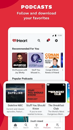 iHeart: Music, Radio, Podcasts screenshot